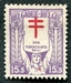 N°0234-1925-BELGIQUE-TUBERCULEUX DE GUERRE-15C+5C 