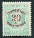 N°0237-1926-BELGIQUE-ROI ALBERT 1ER-30C S/30C-VERT BLEU 