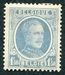 N°0207-1921-BELGIQUE-ROI ALBERT 1ER-1F50-BLEU CLAIR 