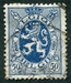N°0285-1929-BELGIQUE-LION HERALDIQUE-50C-BLEU 