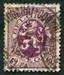 N°0284-1929-BELGIQUE-LION HERALDIQUE-40C-LILAS 