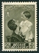 N°0448-1937-BELGIQUE-REINE ASTRID ET PRINCE BAUDOUIN-25C+5C 