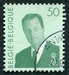 N°2565-1994-BELGIQUE-ROI ALBERT II-50F-VERT S/VERT PALE 