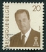 N°2561-1994-BELGIQUE-ROI ALBERT II-20F-BRUN S/CREME 
