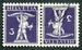 N°0135A-1910-SUISSE-WALTER TELL-3C-VIOLET FONCE-TETE BECHE 