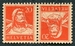 N°0202A-1924-SUISSE-GUILLAUME TELL-20C-ROUGE/ORANGE S/CHAMOI 