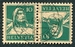 N°0200A-1924-SUISSE-GUILLAUME TELL-10C-VERT/BLEU  S/CHAMOI 