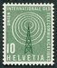 N°394-1958-SUISSE-UNION INTERN DES TELECOM-10C-VERT 