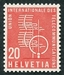 N°395-1958-SUISSE-UNION INTERN DES TELECOM-20C-ROUGE 