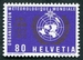 N°439-1973-SUISSE-ORGANISATION METEO MONDIALE-80C-VIOLET/OR 