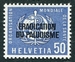 N°429-1962-SUISSE-ORGANISATION MONDIALE SANTE-50C-BLEU 