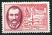 N°1097-1957-FRANCE-OCTAVE TERRILLON-18F-ROSE/LIE DE VIN 