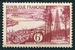 N°1036-1955-FRANCE-REGION BORDELAISE-6F-ROUGE/CARMINE 