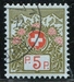 N°04-1911-SUISSE-5C-VERT/OLIVE/ROUGE 