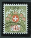 N°05B-1911-SUISSE-10C-VERT/OLIVE/ROUGE 