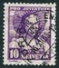 N°0283-1935-SUISSE-LUCERNOISE-10C-VIOLET 