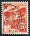 N°0346-1939-SUISSE-JEUNE FILLE DE NIDWALD-20C+5C-ROUGE 