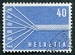 N°0596-1957-SUISSE-EUROPA-40C-BLEU 