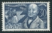 N°0249-1930-SUISSE-ALBERT BITZIUS-30C+10C-BLEU FONCE 