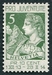 N°0137-1913-SUISSE-HELVETIA ET LE CERVIN-5C+5C-VERT 