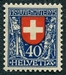 N°0195-1923-SUISSE-ARMOIRIES-40C 
