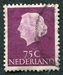 N°0609-1953-PAYS BAS-REINE JULIANA-75C-LILAS 