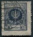 N°0296-1924-POLOGNE-AIGLE-40G-BLEU/NOIR 