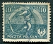 N°0224A-1921-POLOGNE-SEMEUR-10M-VERT FONCE 