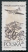 N°43-1957-POLOGNE-AVION ET VIEUX MARCHE CRACOVIE-3Z40 