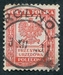 N°018-1933-POLOGNE-80G-ROUGE 