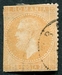 N°0041-1872-ROUMANIE-PRINCE CHARLES-25B-ORANGE 