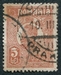 N°0295-1919-ROUMANIE-FERDINAND 1ER-5L-BRUN CLAIR 