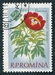 N°1820-1961-ROUMANIE-FLEURS-PIVOINE-25B 