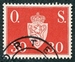 N°063-1952-NORVEGE-ARMOIRIES-30-ROUGE 