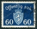 N°039-1939-NORVEGE-ARMOIRIES-60-BLEU/VERT 