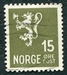 N°0228-1941-NORVEGE-LION-15-OLIVE 