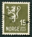 N°0228-1941-NORVEGE-LION-15-OLIVE 