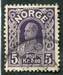 N°0087-1911-NORVEGE-HAAKON VII-5K-VIOLET 