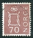 N°0524A-1968-NORVEGE-NOEUD MARIN-70-BRUN/ROUGE 