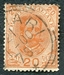 N°0060-1891-ITALIE-HUMBERT 1ER-20C-ORANGE 