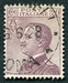 N°0179-1925-ITALIE-VICTOR EMMANUEL III-20C-VIOLET BRUN 