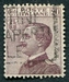 N°0179-1925-ITALIE-VICTOR EMMANUEL III-20C-VIOLET BRUN 