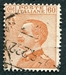 N°0182-1925-ITALIE-VICTOR EMMANUEL III-60C-JAUNE BRUN 