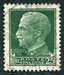 N°0229-1929-ITALIE-VICTOR EMMANUEL III-25C-VERT 