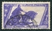 N°0312-1932-ITALIE-STATUE DE MUSSOLINI-BOLOGNE-50C-VIOLET 