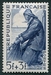 N°0824-1949-FRANCE-METIERS-PECHEUR-5F+3F-BLEU 