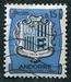 N°0156-1961-ANDF-ARMOIRIES-15C-NOIR/BLEU 