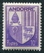N°0093-1944-ANDF-ARMOIRIES-10C-VIOLET 
