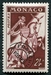 N°014-1954-MONACO-CHEVALIER-24F-BRUN/LILAS 