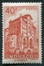 N°0313B-1948-MONACO-CATHEDRALE DE MONACO-40F-ROUGE 